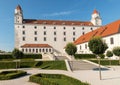 Bratislav Castle with Baroque garden, Bratislava, Slovakia Royalty Free Stock Photo