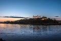 Panoráma Bratislavského hradu z Dunaja