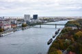 Bratislava castle and river Danube,Slovakia