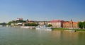 Dunabe quay. Bratislava. Slovakia. Royalty Free Stock Photo