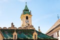 Bratislava city - clock tower of Old Town Hall Royalty Free Stock Photo