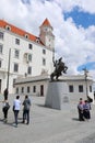 The Bratislava hail is constructed on slopes of the Carpathians, the excellent view of the valley of Danube opens from here