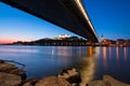 Bratislava MSP Bridge Royalty Free Stock Photo