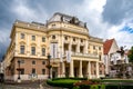 Three quarter Horizontal view of the Neo-Renaissance Old Slovak National Theater, located on