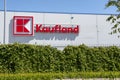 Kaufland signboard brand name. Kaufland is a German international hypermarket chain