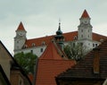 Bratislava, Slovakia, Bratislava Castle, view from the Farska street