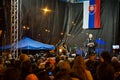 Protest gathering in Bratislava, Slovakia on February 21, 2019