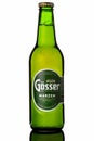 Product photo of austrian beer bottle on white background