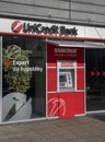 UniCredit Bank branch in Bratislava. Slovakia. UniCredit S.p.A. is an international