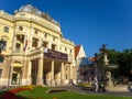 Bratislava, Slovakia: National theatre in Hviezdoslav square in the old town