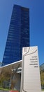 Bratislava, Slovakia: Nivy Tower - New business centre in Bratislava Royalty Free Stock Photo