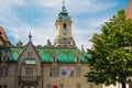 BRATISLAVA, SLOVAKIA: Old Town Hall Bratislava City Museum Mestske Muzeum on Main square in Bratislava Royalty Free Stock Photo