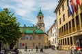 BRATISLAVA, SLOVAKIA: Old Town Hall Bratislava City Museum Mestske Muzeum on Main square in Bratislava Royalty Free Stock Photo