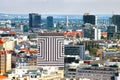 View of the Hotel Kyjev centre and aerial view of the city, Bratislava, Slovakia Royalty Free Stock Photo