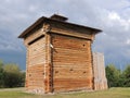 The tower of the Brotherly prison. Museum of wooden architecture Kolomenskoye