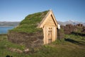 Brattahlid church. Greenland. Hi Res Royalty Free Stock Photo