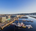 The Brattor Quay in Trondheim, Norway