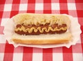 Bratwurst with Sauerkraut Royalty Free Stock Photo