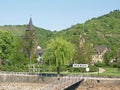 A view of Braubah from the Rhine River, Germany