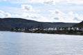 view across the Rhine from Braubach to Spay