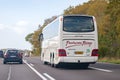 Coach from Paulusma drives on german motorway A2