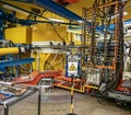 Braunschweig, Lower Saxona, Germany, August 8., 2018: Cyclotron of the PTB particle accelerator for the emission of neutrons.