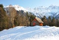 Braunwald, famous Swiss skiing resort Royalty Free Stock Photo