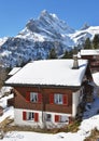 Braunwald, famous Swiss skiing resort Royalty Free Stock Photo