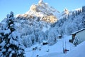 Braunwald in Switzerland Snow Christmas Mountains Royalty Free Stock Photo