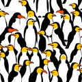 brautiful penguins, AI-generatet Royalty Free Stock Photo