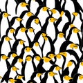 brautiful penguins, AI-generatet Royalty Free Stock Photo
