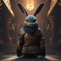 ninja rabbit ai generated image