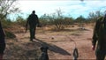 Brave Lone Border Patrol Agent Sets Off into No-Man's-Land Near the US Mexico Border