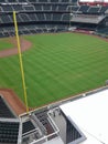 Braves Baseball Field Royalty Free Stock Photo