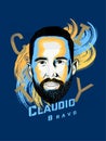 Chilean footballer Claudio Bravo digital art