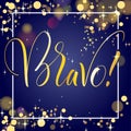 Bravo Hand Lettering