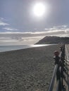 Bray beach in Ireland Royalty Free Stock Photo