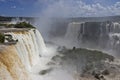 Brazialian side of the Iguazu falls Royalty Free Stock Photo