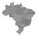 Brazil administrative map