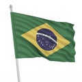 Brazil (Brasil) flag Royalty Free Stock Photo