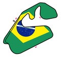 Brazil circuit: Formula 1 Royalty Free Stock Photo