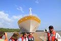 Brazil, Cruise Ship on Amazon River: Tourist Excursion