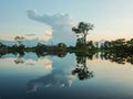 Brazil - Family village in the Amazon river Royalty Free Stock Photo