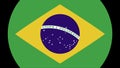 Brazil Flag Transition 4K