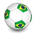 Brazil 2014 Football World Cup Soccer Ball Royalty Free Stock Photo