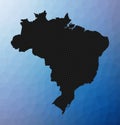 Brazil geometric map.