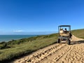 Jericoacoara, Brazil, Pedra Furada, hiking, rock, beach, sand, South America, relax, paradise Royalty Free Stock Photo