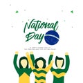 Brazil National Day Vector Template Design Illustration