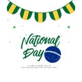 Brazil National Day Vector Template Design Illustration