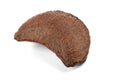 Brazil nut on white background Royalty Free Stock Photo